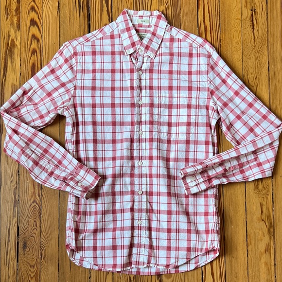 J. Crew Slim Fit Plaid Button Down Shirt - Picture 1 of 4